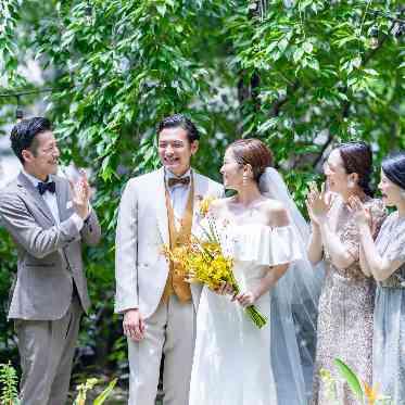 AILE d’ANGE NAGOYA(エル・ダンジュ ナゴヤ) 自然と笑顔がこぼれるガーデンでのウェディング。