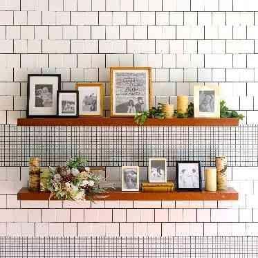 AILE d’ANGE NAGOYA(エル・ダンジュ ナゴヤ) お二人の思い出のお写真を入り口に飾ったり