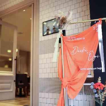 AILE d’ANGE NAGOYA(エル・ダンジュ ナゴヤ) 手作りのウェルカムボードでお出迎え