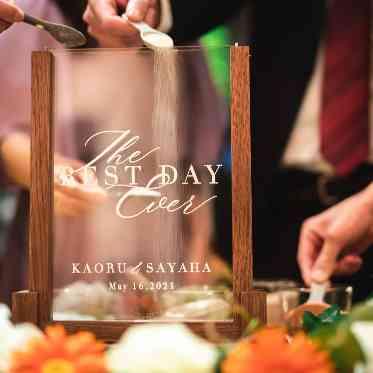 CEDAR THE CHOP HOUSE & BAR(セダー ザ チョップ ハウスアンドバー) 本日お越しいただいたゲストのみなさまと
世界にひとつだけのサンドアートづくり