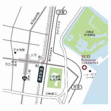 SUD RESTAURANT TERAKOYA/テイクアンドギヴ・ニーズウェディング 案内図