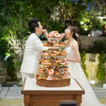 アーカンジェル代官山/テイクアンドギヴ・ニーズウェディング ドーナツタワーでファーストバイト