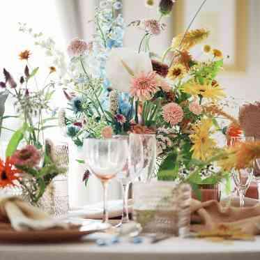 アーカンジェル代官山/テイクアンドギヴ・ニーズウェディング コーディネートで雰囲気がガラッと変わる披露宴会場