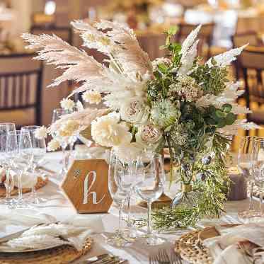 アーカンジェル代官山/テイクアンドギヴ・ニーズウェディング テーブルコーディネートにもこだわれる