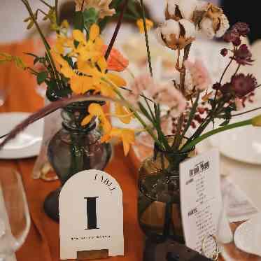 麻布迎賓館/テイクアンドギヴ・ニーズウェディング ゲストテーブル装花