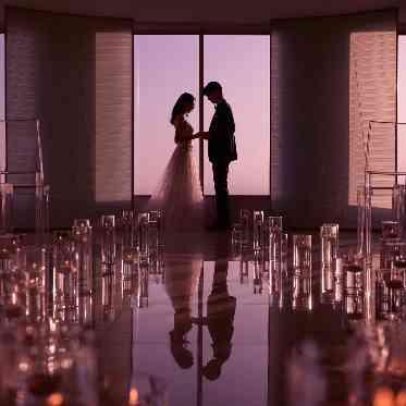 SAKURA SKY PALACE キャンドルの灯りがチャペルを幻想的に包み込む