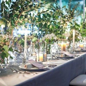 ヒルサイドクラブ迎賓館(八王子)/テイクアンドギヴ・ニーズウェディング 夜はキャンドルでロマンティックに