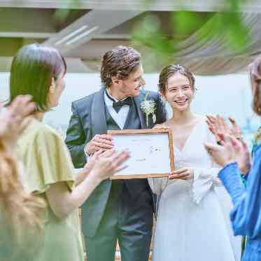 BAYSIDE GEIHINKAN VERANDA/テイクアンドギヴ・ニーズウェディング 自由な心躍る誓いの瞬間