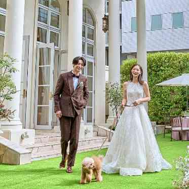 ニーズみなとみらい VERANDA by T&G WEDDING(旧 ベイサイド迎賓館ベランダ) ペットと⼀緒の特別な1⽇
