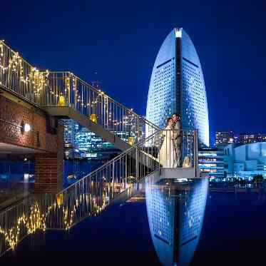 BAYSIDE GEIHINKAN VERANDA/テイクアンドギヴ・ニーズウェディング 外観に赤レンガを使用するなど、みなとみらいの街にふさわしい雰囲気