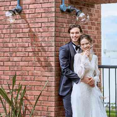 BAYSIDE GEIHINKAN VERANDA/テイクアンドギヴ・ニーズウェディング 外観に赤レンガを使用するなど、みなとみらいの街にふさわしい雰囲気