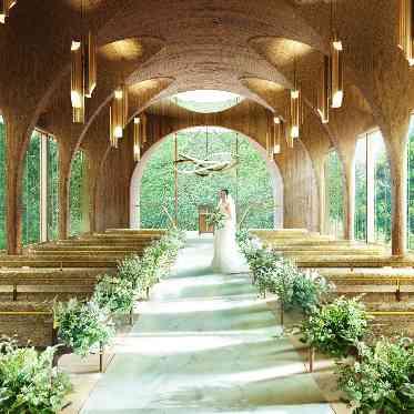 アクアテラス迎賓館(新横浜)/テイクアンドギヴ・ニーズウェディング 光が差し込む明るい雰囲気での挙式