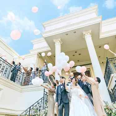 ニーズ新横浜 by T&G WEDDING(旧 アクアテラス迎賓館 新横浜) ゲストと一緒に楽しみたい方には、バルーン演出もおすすめ