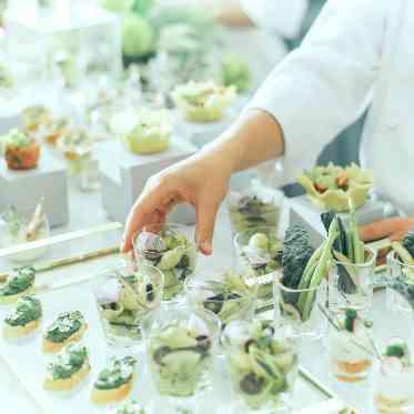 デザートはゲストにとっても注目の的