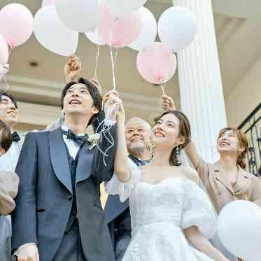 アクアテラス迎賓館(新横浜)/テイクアンドギヴ・ニーズウェディング 挙式後に人気のバルーンリリース