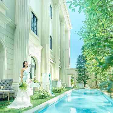 ニーズ新横浜 by T&G WEDDING(旧 アクアテラス迎賓館 新横浜) 花嫁姿が映える、美しいガーデン