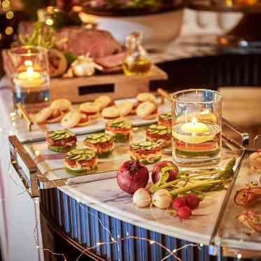 アクアテラス迎賓館(新横浜)/テイクアンドギヴ・ニーズウェディング お酒と一緒に楽しめるフィンガーフードも用意可能