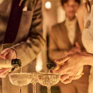 ニーズ新横浜 by T&G WEDDING(旧 アクアテラス迎賓館 新横浜) ナイトパーティにふさわしい、シャンパンセレモニー