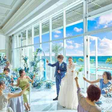 茅ヶ崎迎賓館/テイクアンドギヴ・ニーズウェディング 決まった進行ではなくおふたりが自由にラウンドするのも素敵