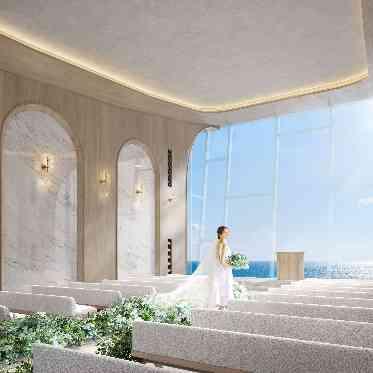 茅ヶ崎迎賓館/テイクアンドギヴ・ニーズウェディング 海と自然光が織りなす自然美空間での挙式