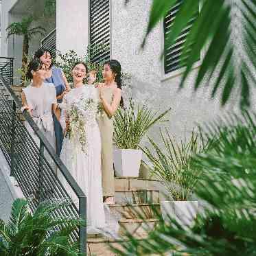 茅ヶ崎迎賓館/テイクアンドギヴ・ニーズウェディング 思い思いに記念撮影