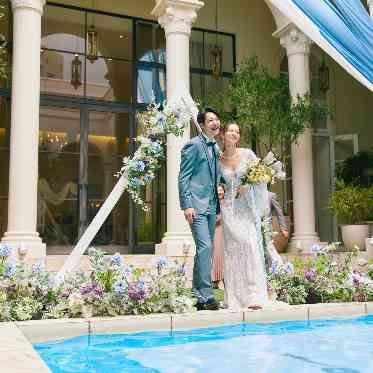 アーヴェリール迎賓館(大宮)/テイクアンドギヴ・ニーズウェディング 開放感あふれるガーデン付きのパーティ会場は、フォトジェニックなおもてなしの舞台