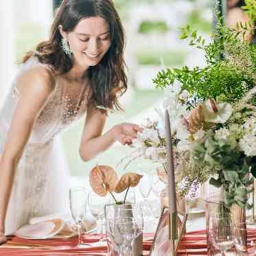 アーヴェリール迎賓館(大宮)/テイクアンドギヴ・ニーズウェディング 当日のテーブルコーディネートも自由自在!