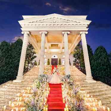 ベイサイドパーク迎賓館(千葉みなと)/テイクアンドギヴ・ニーズウェディング ナイトパーティはロマンティックな写真も残せる♪