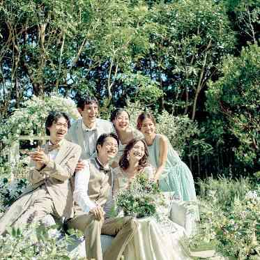 ベイサイドパーク迎賓館(千葉みなと)/テイクアンドギヴ・ニーズウェディング 自然あふれるガーデンでのフレンドミートは自然と笑顔になれる…かけがえのない時間