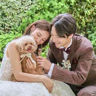 ベイサイドパーク迎賓館(千葉みなと)/テイクアンドギヴ・ニーズウェディング 完全貸切だからこそ、愛犬ともずっと一緒ん過ごせる♪