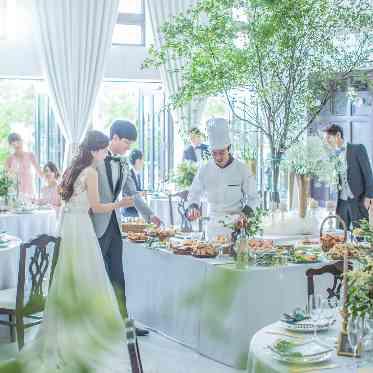 ベイサイドパーク迎賓館(千葉みなと)/テイクアンドギヴ・ニーズウェディング 料理演出でゲストをおもてなし
