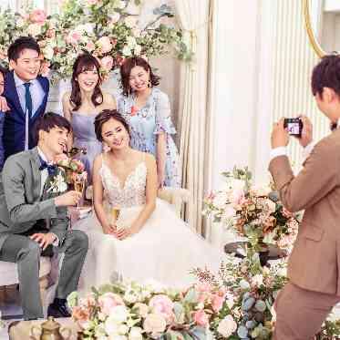 ベイサイドパーク迎賓館(千葉みなと)/テイクアンドギヴ・ニーズウェディング 距離感の近い披露宴会場だからこそゲストと一緒に楽しめる♪