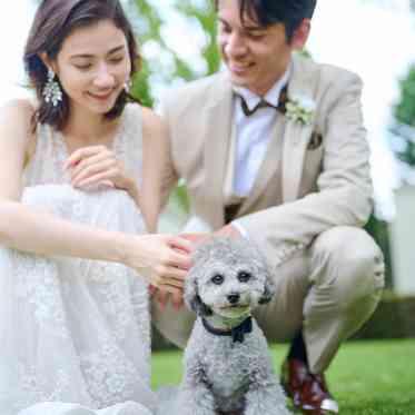 ベイサイドパーク迎賓館(千葉みなと)/テイクアンドギヴ・ニーズウェディング 全館貸切だからこそ愛犬ともずっと一緒に過ごせる♪