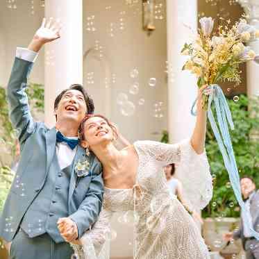 ベイサイドパーク迎賓館(千葉みなと)/テイクアンドギヴ・ニーズウェディング 印象に残るバブル演出♪