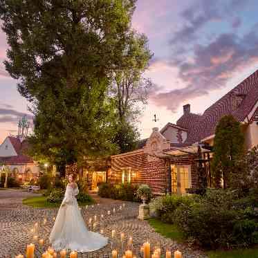 キャメロットヒルズ 外観夕景