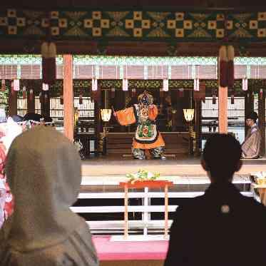 乃木神社・乃木會館 伝統舞楽「納曽利舞」
