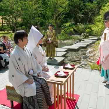 響 風庭 赤坂 庭園神前式