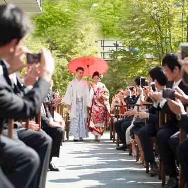 響 風庭 赤坂 庭園人前式
