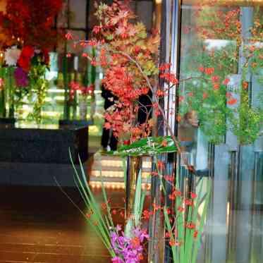 響 風庭 赤坂 エントランスのウェルカムオブジェ