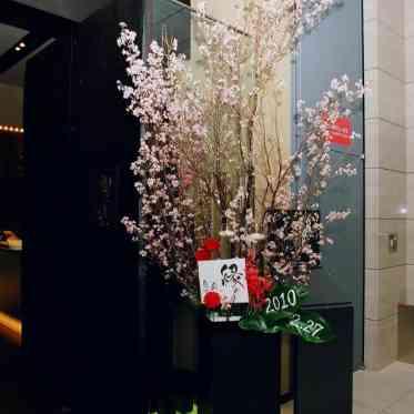 響 風庭 赤坂 エントランスのウェルカムオブジェ