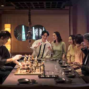 ゲストとの団らん