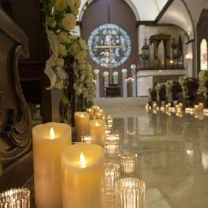 ラトリエ・ドゥ・マリエ キャンドルが幻想的な雰囲気をさらに演出します