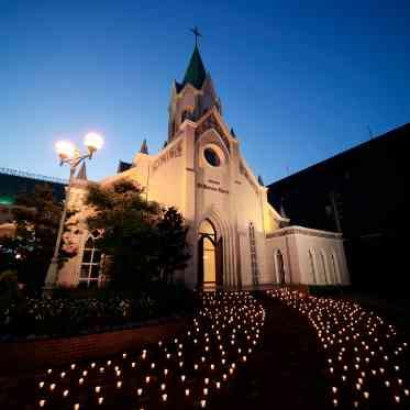 ラトリエ・ドゥ・マリエ 夜のチャペルも幻想的!ナイトウェディングも人気の会場