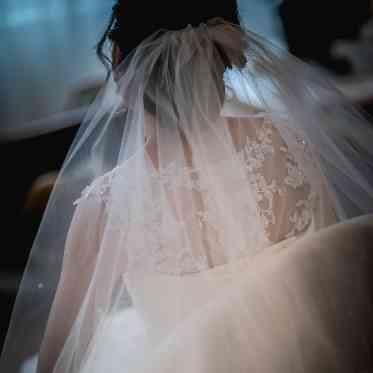 ホテルクラウンパレス浜松 ベールの長さによっても雰囲気が変わります。