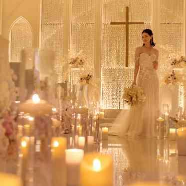 アーセンティア迎賓館(浜松)/テイクアンドギヴ・ニーズウェディング 白いチャペルは自由度が高い