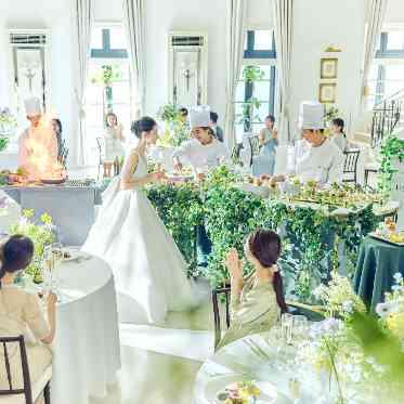 アーセンティア迎賓館(浜松)/テイクアンドギヴ・ニーズウェディング お料理演出でゲストを楽しませて