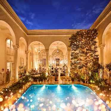 アーセンティア迎賓館(浜松)/テイクアンドギヴ・ニーズウェディング 幻想的なナイトガーデン