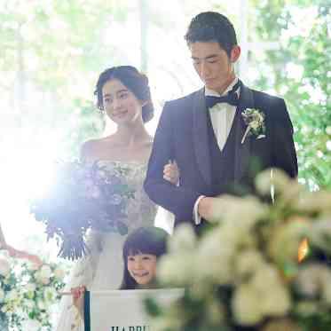 アクアガーデン迎賓館(沼津)/テイクアンドギヴ・ニーズウェディング 退場シーンも神秘的な雰囲気に