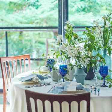 ザ ナンザン ハウス(THE NANZAN HOUSE NAGOYA) おふたりらしいナチュラルなテーブルコーディネートでゲストをおもてなし