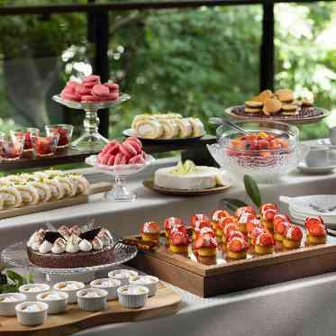 季節によって変わるデザートビュッフェ